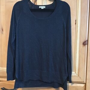 Whistles Navy Glitter Sweater